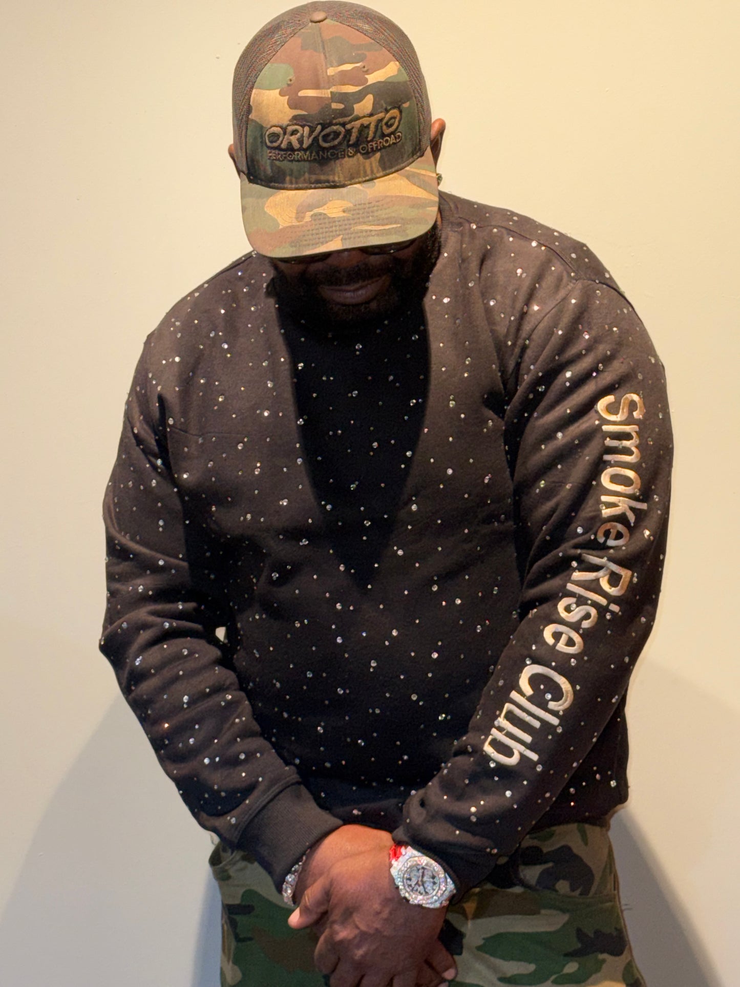 Diamond Studded Sweatshirt