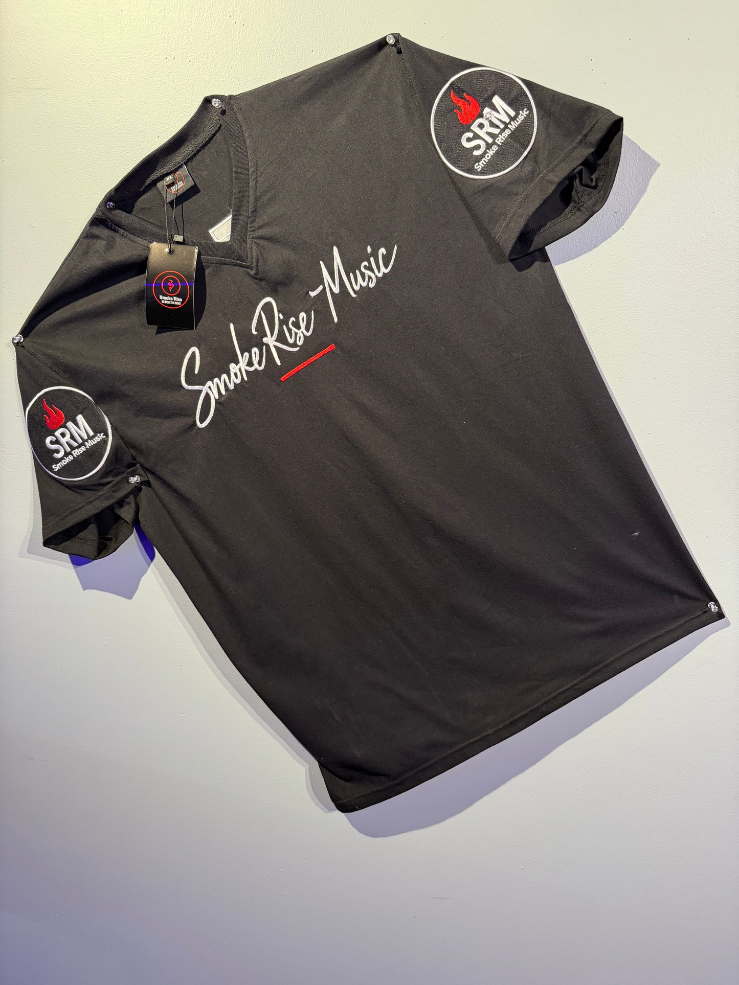 Black V neck t-shirt